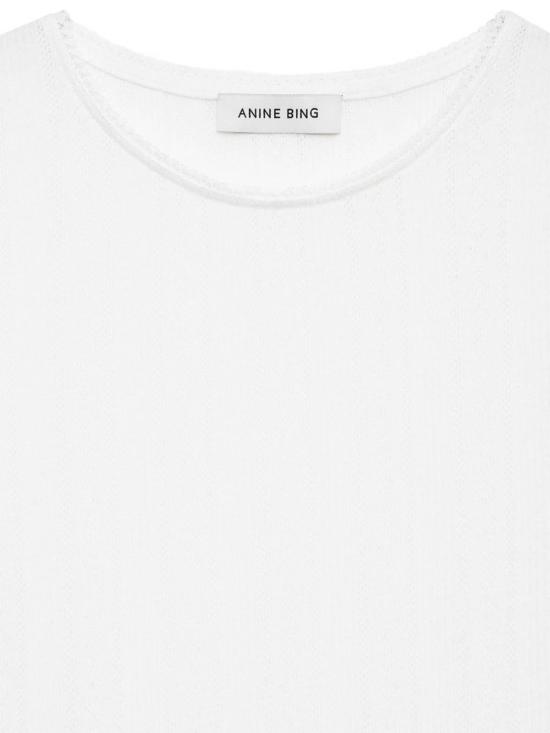  애니빙 반팔 티셔츠 A0811200OFW26 White - ANINE BING