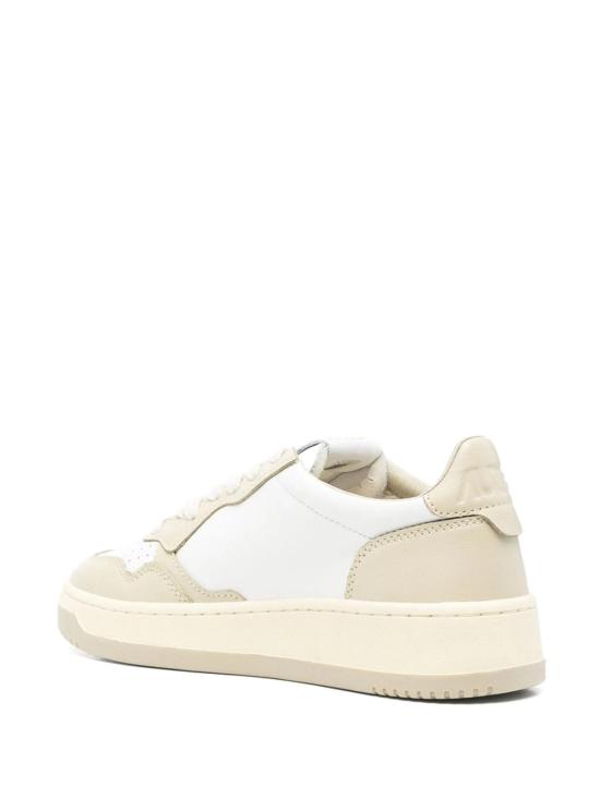 25FW 오트리 메달리스트 로우 레더 스니커즈 AULWWB60 White - AUTRY