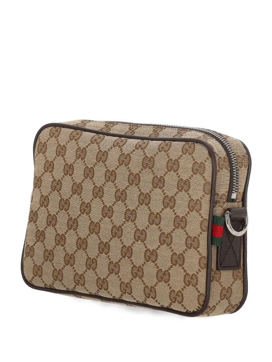 25FW 구찌 캔버스 스몰 크로스바디 백 834802 FAEPS9752 B EBONY COCOA VRV - GUCCI