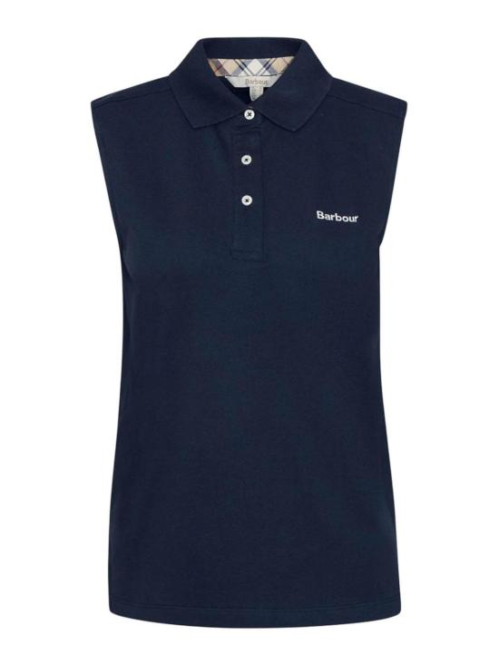 26SS 바버 폴로 티셔츠 LML0888NY73 Blue