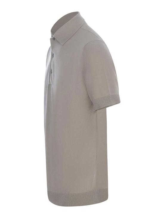 26SS 필리포 드 로렌티스 폴로 티셔츠 PL1MCPARCR14R902 Grey - FILIPPO DE LAURENTIIS