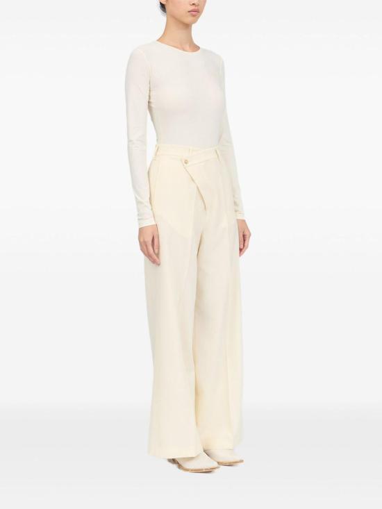  MM6 메종마르지엘라 스트레이트 팬츠 S62KB0222M35436102 Beige - MM6 MAISON MARGIELA