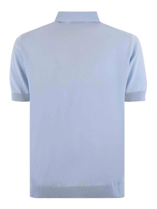 26SS 필리포 드 로렌티스 폴로 티셔츠 PL1MCPARCR14R800 Light Blue - FILIPPO DE LAURENTIIS