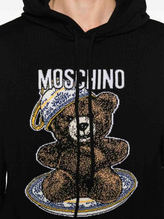 25FW 모스키노 스웨터 520009282555 Black - MOSCHINO
