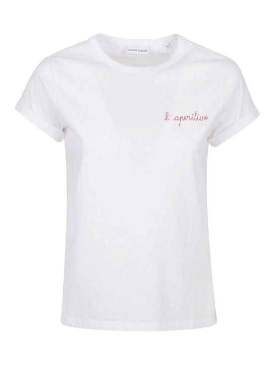 25SS 메종 라비쉬 반팔 티셔츠 POITOUAPERITIVOWHITE White