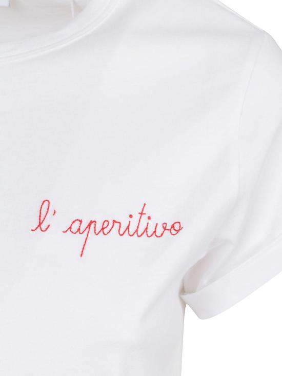 25SS 메종 라비쉬 반팔 티셔츠 POITOUAPERITIVOWHITE White - MAISON LABICHE