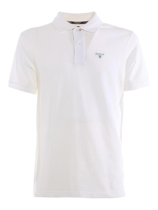 26SS 바버 폴로 티셔츠 MML0012WH11 White