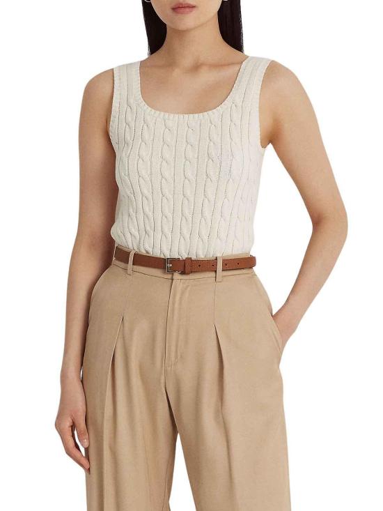 26SS 랄프 로렌 민소매 티셔츠 200862152001 Cream - RALPH LAUREN