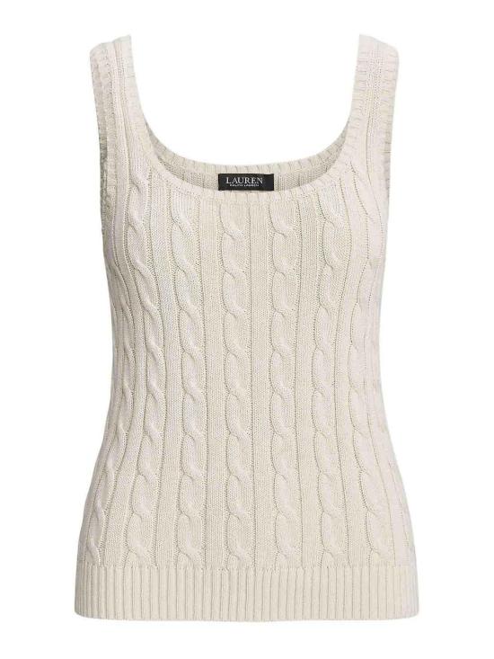 26SS 랄프 로렌 민소매 티셔츠 200862152001 Cream