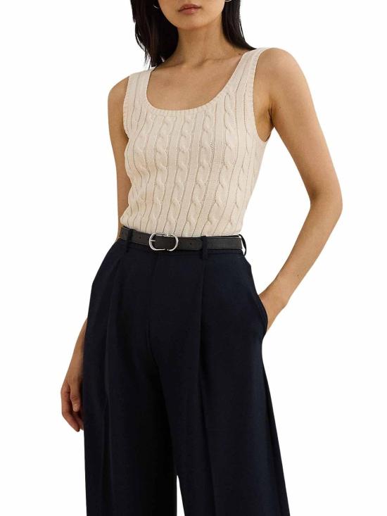 26SS 랄프 로렌 민소매 티셔츠 200862152001 Cream - RALPH LAUREN