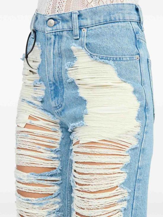  MM6 메종마르지엘라 스트레이트 팬츠 S62LB0199M30018962 Blue - MM6 MAISON MARGIELA