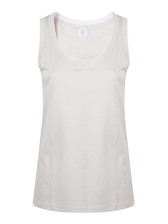 25SS 일레븐티 민소매 티셔츠 K80TSHI05NTES0K2990201 Beige