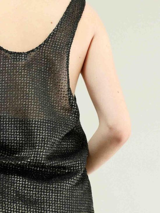  생로랑 민소매 티셔츠 632841Y3B611055 Black - SAINT LAURENT