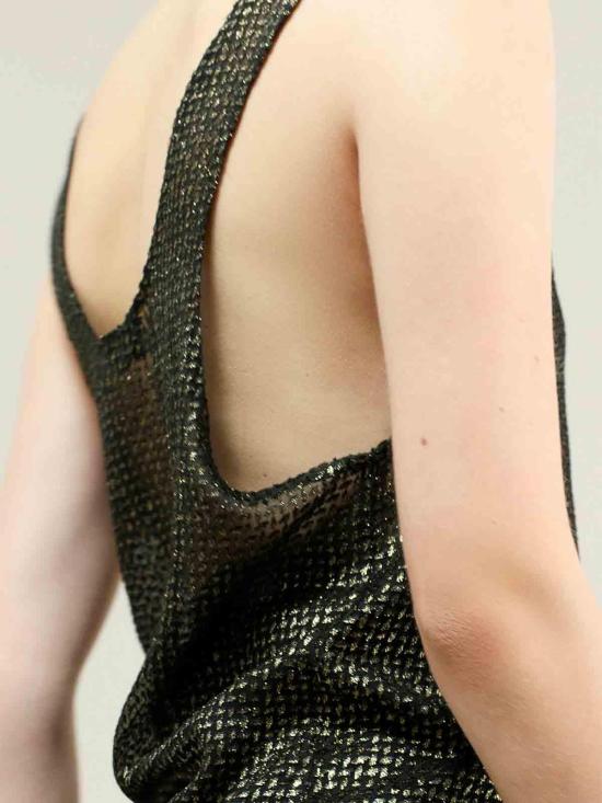  생로랑 민소매 티셔츠 632841Y3B611055 Black - SAINT LAURENT