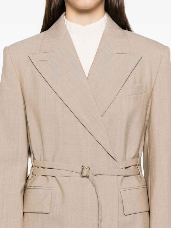  스포트막스 미디 스커트 TUBINGA295001 Beige - SPORTMAX