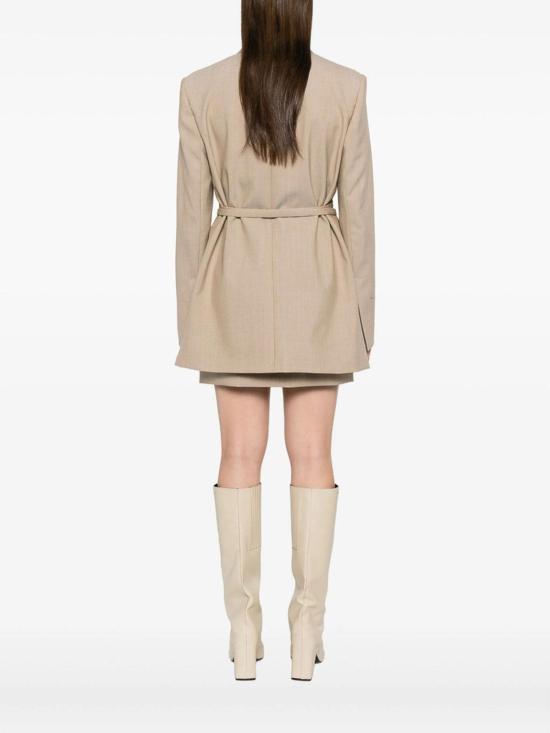  스포트막스 미디 스커트 TUBINGA295001 Beige - SPORTMAX