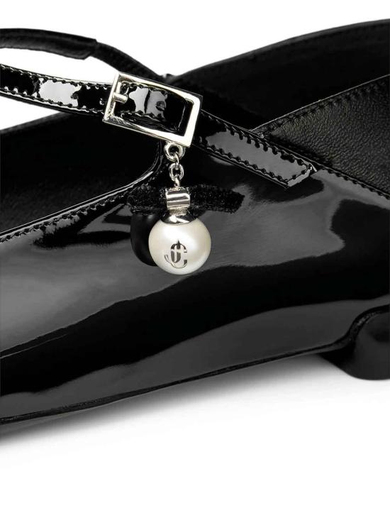 26FW 지미추 플랫 슈즈 ELERIBALLERINUKQBLACK Black - JIMMY CHOO