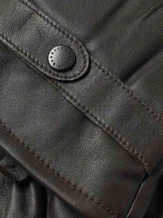 25FW 바버 장갑 MGL0009BR71 Dark Brown - BARBOUR