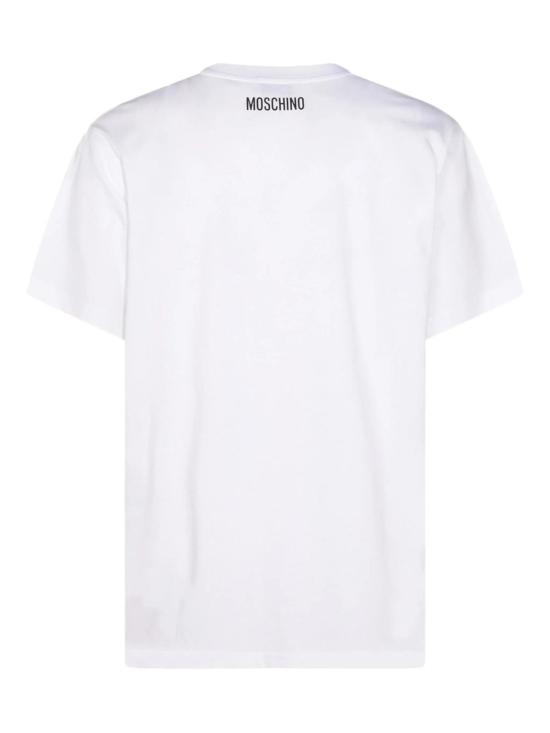  모스키노 반팔 티셔츠 524107281001 White - MOSCHINO