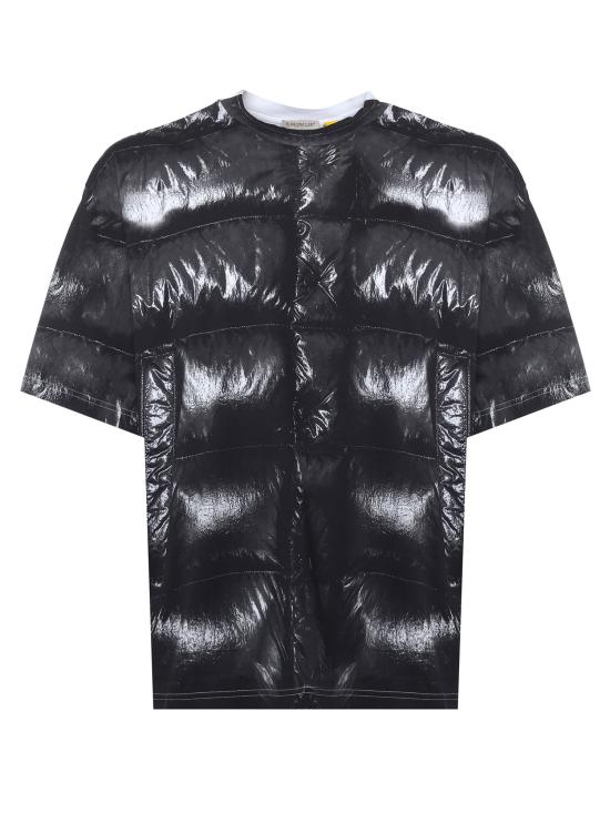 25FW 몽클레어 반팔 티셔츠 K24048C00001 89AYW999 Black