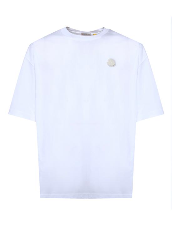 25FW 몽클레어 반팔 티셔츠 K24048C00002 89AYW001 White