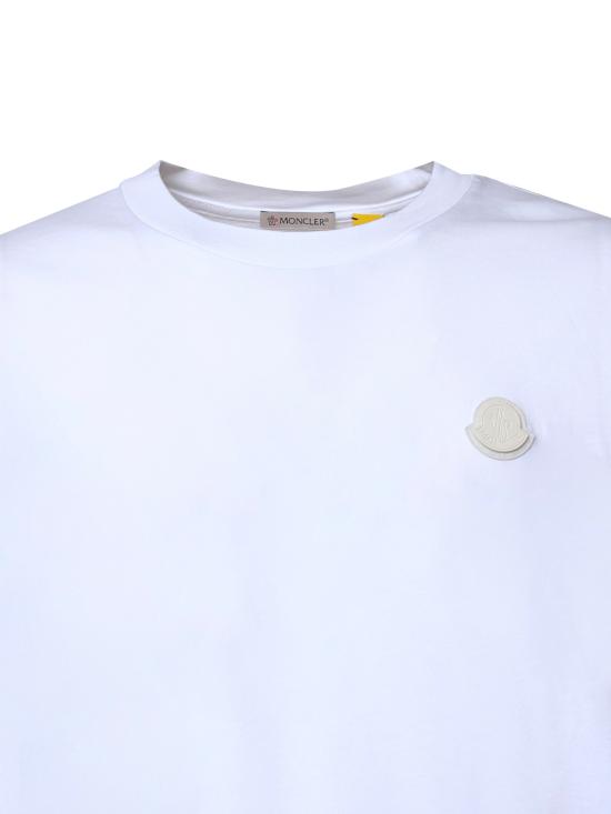 25FW 몽클레어 반팔 티셔츠 K24048C00002 89AYW001 White - MONCLER