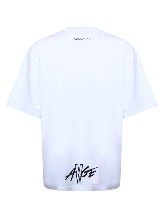 25FW 몽클레어 반팔 티셔츠 K24048C00002 89AYW001 White - MONCLER