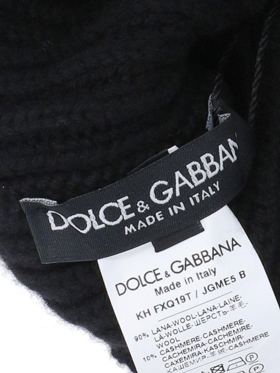 25FW 돌체앤가바나 비니 FXQ19T JGME5N0000 Black - DOLCE & GABBANA
