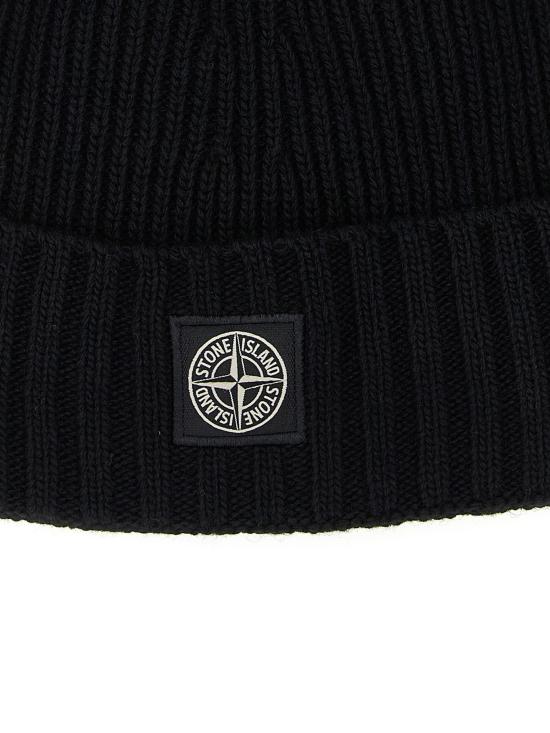 25FW [키즈] 스톤 아일랜드 모자 K2S16N100003S00M3 V0029 Black - STONE ISLAND