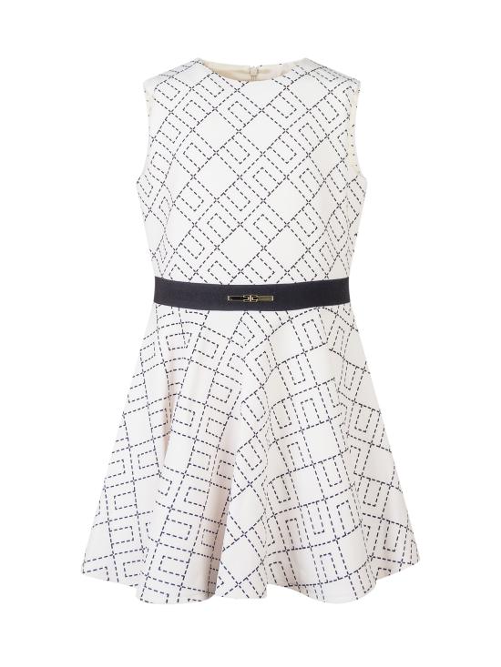 25FW [키즈] 엘리자베타프랜치 원피스 EFAB6190GA023 D577 BIANCO NERO