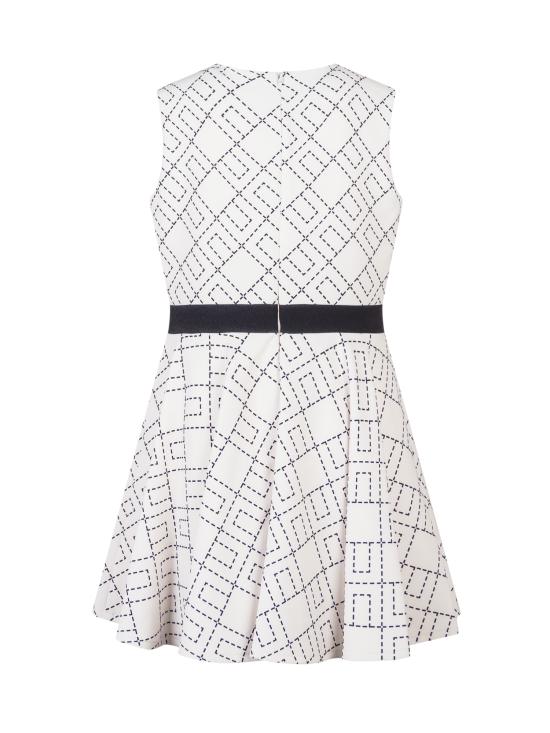 25FW [키즈] 엘리자베타프랜치 원피스 EFAB6190GA023 D577 BIANCO NERO - ELISABETTA FRANCHI