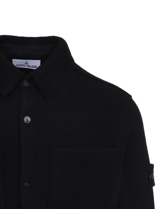 25FW 스톤 아일랜드 가디건 K2S155100058 S0IN1V0029 Black - STONE ISLAND