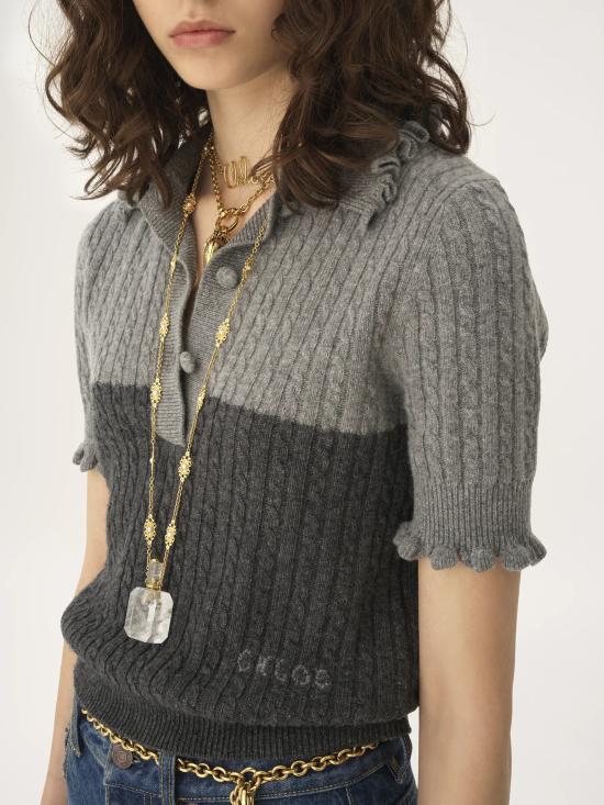 25FW 끌로에 스웨터 CH25WMP41570 051 Grey - CHLOE