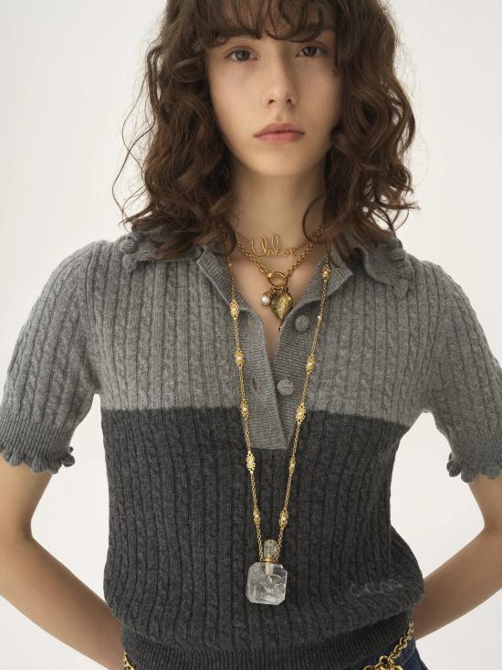 25FW 끌로에 스웨터 CH25WMP41570 051 Grey - CHLOE