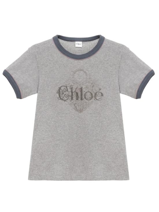 25FW 끌로에 반팔 티셔츠 CH25WJH03195 01B Grey