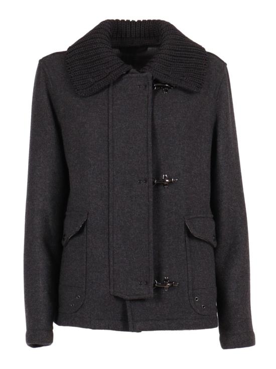 25FW 페이 코트 NAW12513300XML Black