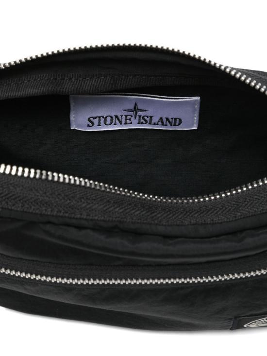 25FW 스톤 아일랜드 코팅 나일론 메탈 에코닐 벨트백  K2S159200016 S0251V0029 Black - STONE ISLAND