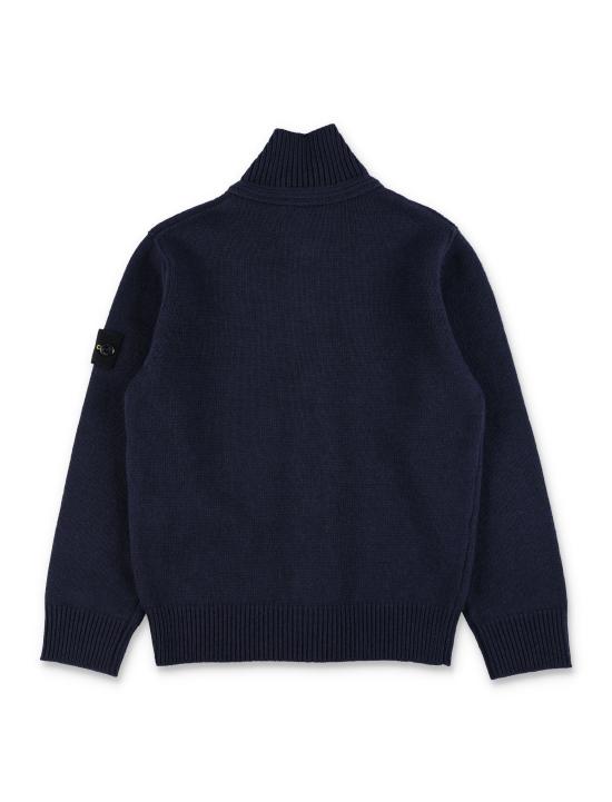 25FW [키즈] 스톤 아일랜드 니트/스웻셔츠 5100003S00M1 V0020 Blu - STONE ISLAND