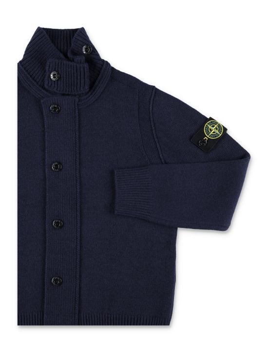 26FW [키즈] 스톤 아일랜드 터틀넥 니트 5100003S00M1 V0020 Blu - STONE ISLAND