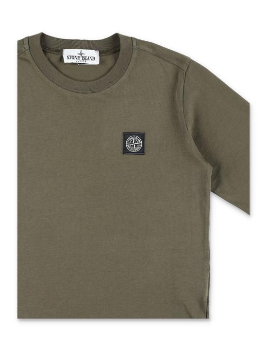 25FW [키즈] 스톤 아일랜드 티셔츠 2100003S0047 V0054 Verde - STONE ISLAND