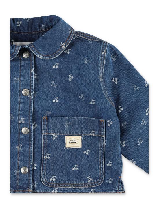 25FW [키즈] 봉쁘앙 캐주얼 자켓 W05GJAW00005 617 DENIM - BONPOINT