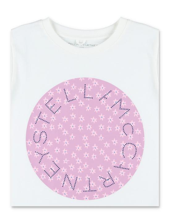 25FW [키즈] 스텔라 맥카트니 티셔츠 TX8B21Z0434 101 Bianco - STELLA MCCARTNEY