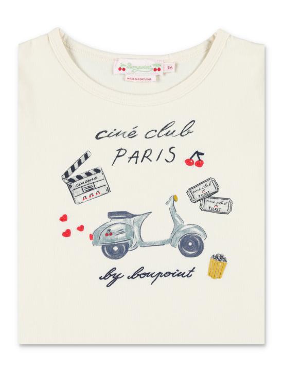 25FW [키즈] 봉쁘앙 티셔츠 W05GTSK00012 104 Bianco - BONPOINT