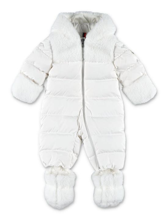 25FW [키즈] 몽클레어 롱 자켓/코트 K29511G00002597YW 032 Bianco