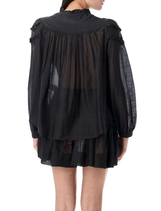 26FW 이자벨마랑에뚜왈 크리스타 블라우스 HT0681FBB3J04E 01BK NERO - ISABEL MARANT ETOILE