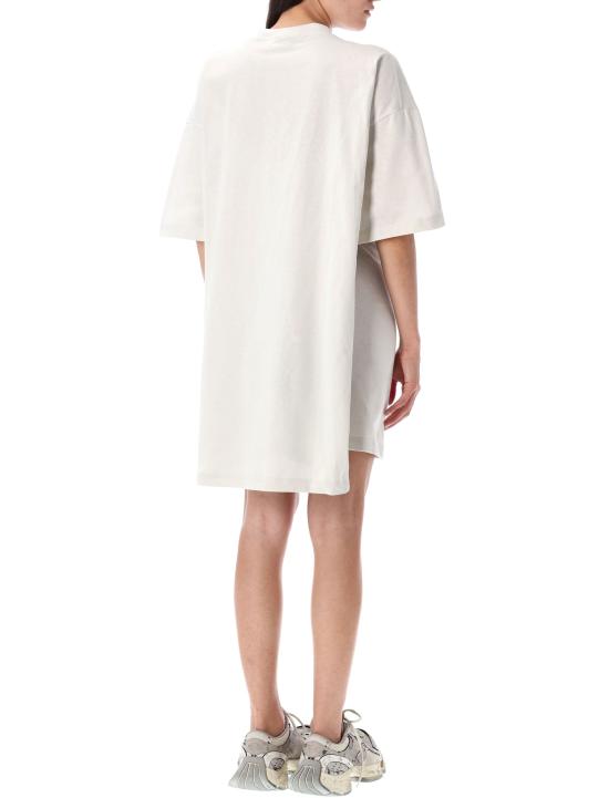 25FW 발렌시아가 미디 원피스 837569TSVE7 9012 DIRTY WHITE - BALENCIAGA