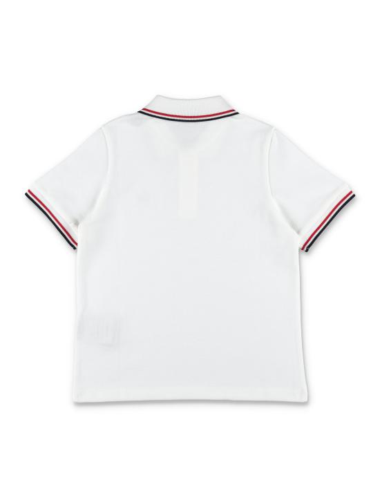 25FW [키즈] 몽클레어 폴로 셔츠 8A0000389ALK 034 Bianco - MONCLER