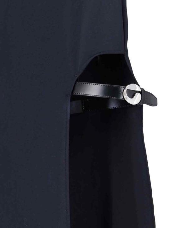 25FW 코페르니 롱 스커트 COPJ100F2043BLK Blue - COPERNI