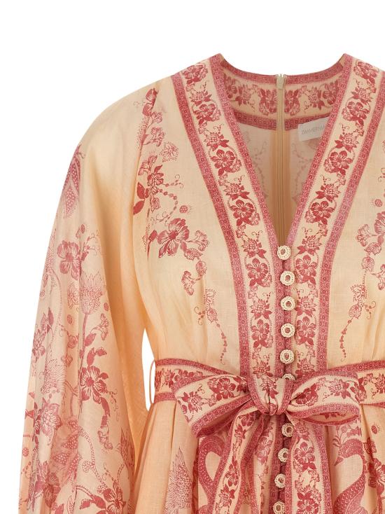 25FW 짐머만 숏 원피스 3500DSS252CRMPNKFLO Pink - ZIMMERMANN