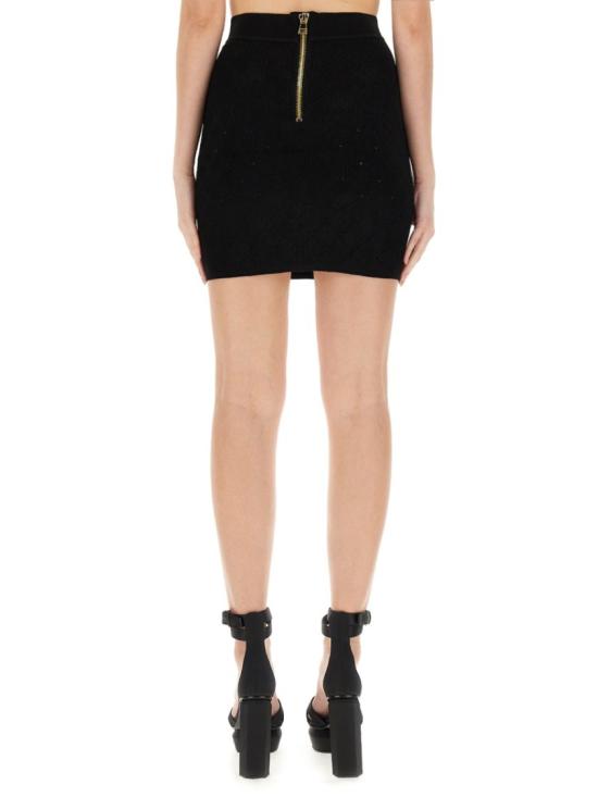  발망 숏 스커트 CF1LB004 KF530PA Black - BALMAIN